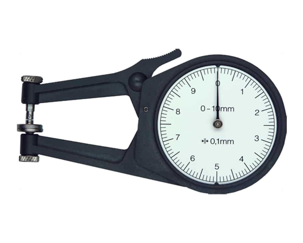 Analogue Caliper Gauge - Foamed Materials and Foil Thickness