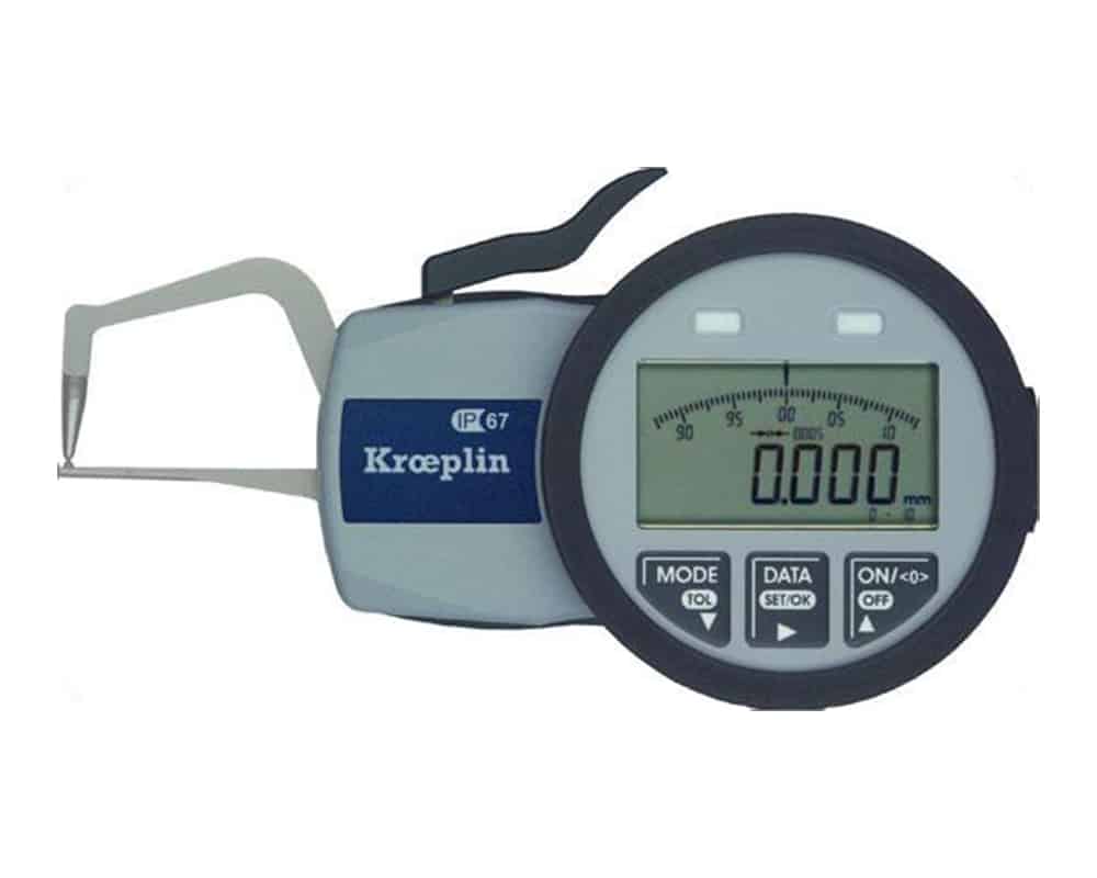 Kroeplin IP67 Digital Caliper Gauge - Wall Thickness Measurement