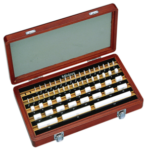 Gauge Block Set, Metric, Ins. Cert., ISO 56 Blocks, Grade 0, Ceramic ...