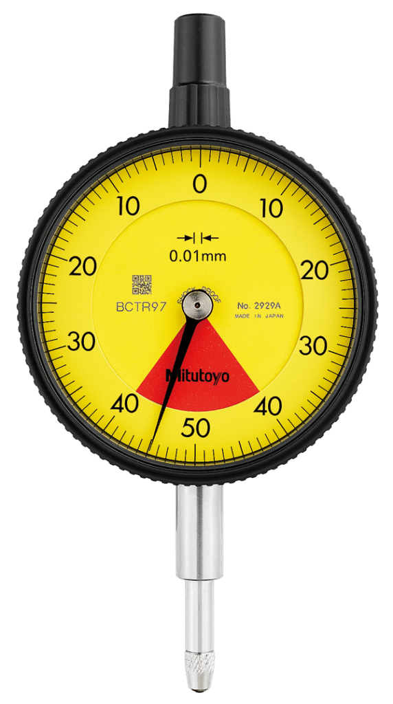 Dial Gauge with Back Lug, One Revolution, Shockproof | 2929A | Mitutoyo ...