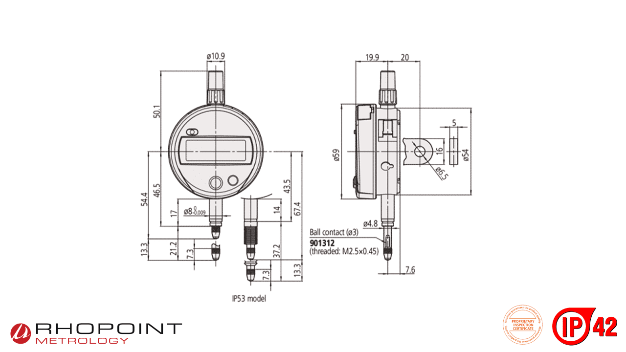 Digital Indicator ID-S (Metric) | 543-790B-10 | Mitutoyo Authorised ...